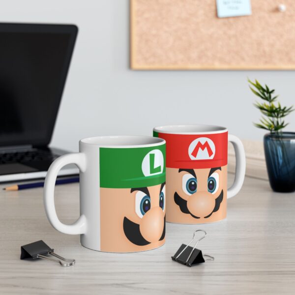 Taza Mario y Luigi – Diseño Doble Cara