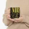 Taza Nirvana Smiley Face – Diseño icónico de la banda