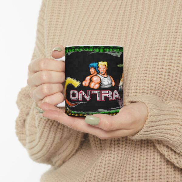 Taza Contra – Diseño Retro NES