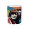Taza Beatles Colorida – Diseño abstracto de la banda