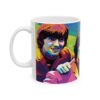 Taza Beatles Colorida – Diseño abstracto de la banda