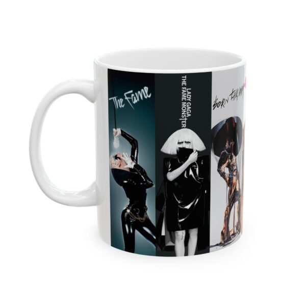 Taza Lady Gaga Álbumes – Diseño con sus discos icónicos
