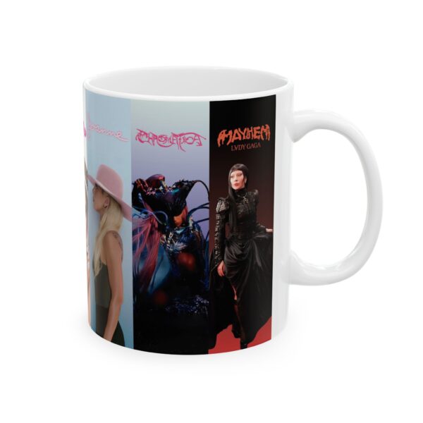Taza Lady Gaga Álbumes – Diseño con sus discos icónicos