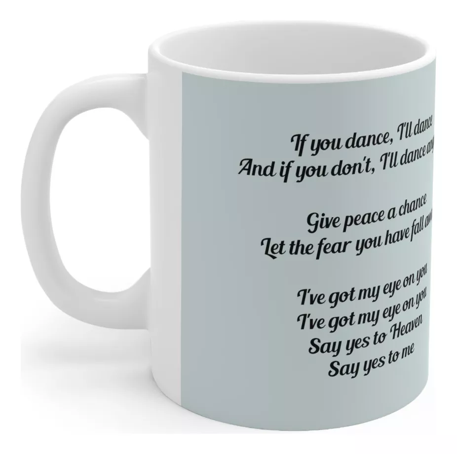 Taza Lana Say Yes – Inspirada en Say Yes to Heaven
