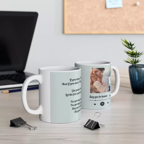 Taza Lana Say Yes – Inspirada en Say Yes to Heaven