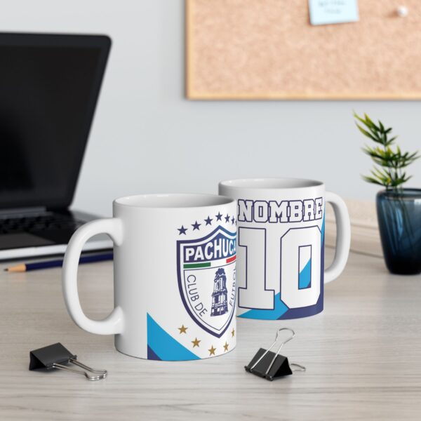 Taza personalizada Club Pachuca - con Nombre y Número