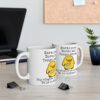 Taza Meme Pollito – Dormí Poco Dormí Mal Meme 11oz