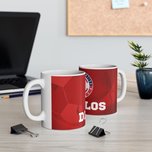 Taza del Club Toluca – "Pasión Escarlata"