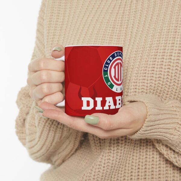 Taza del Club Toluca – "Pasión Escarlata"