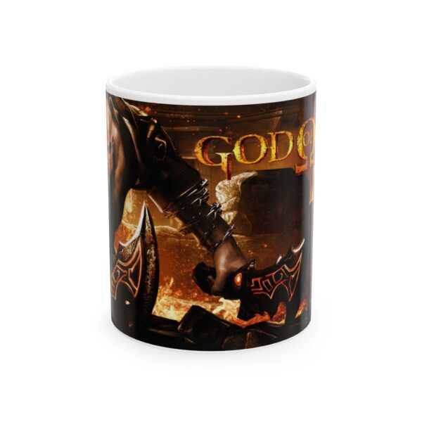 Taza God of War Kratos | Espadas del Caos y Logo Oficial