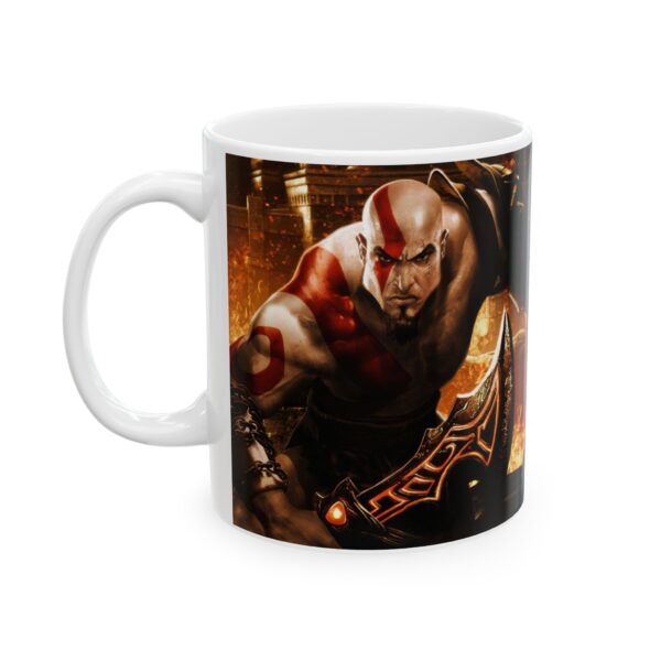 Taza God of War Kratos | Espadas del Caos y Logo Oficial