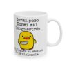 Taza Meme Pollito – Dormí Poco Dormí Mal Meme 11oz