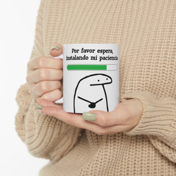 Taza Flork Instalando Paciencia Error No fue Posible 11oz