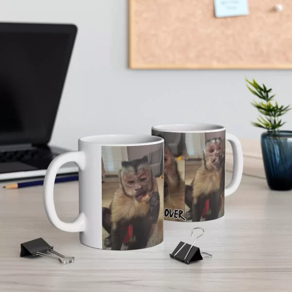 Taza George el Changuito – Monkey Lover Meme 11oz