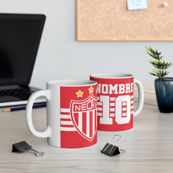 Taza Personalizada Club Necaxa – Agrega Tu Nombre y Número