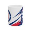 Taza Personalizada Cruz Azul – Agrega Tu Nombre y Número