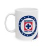 Taza Personalizada Cruz Azul – Agrega Tu Nombre y Número