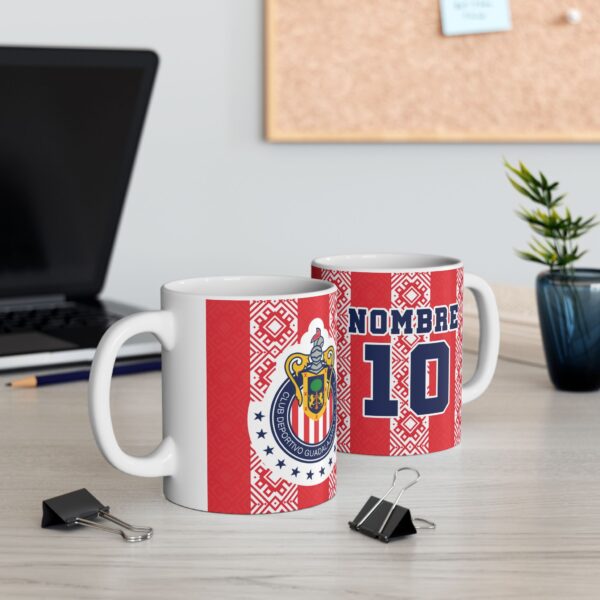 Taza personalizada Chivas – con Nombre y Número