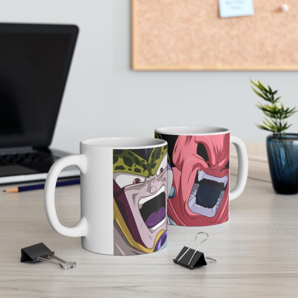 Taza Villanos Dragon Ball – Cell, Freezer y Majin Boo