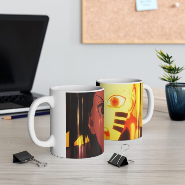Taza Naruto y Sasuke – Sharingan y Modo Kurama