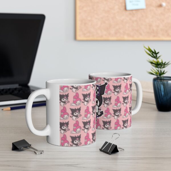 Taza Kuromi Kawaii – Adorable y rebelde en cerámica