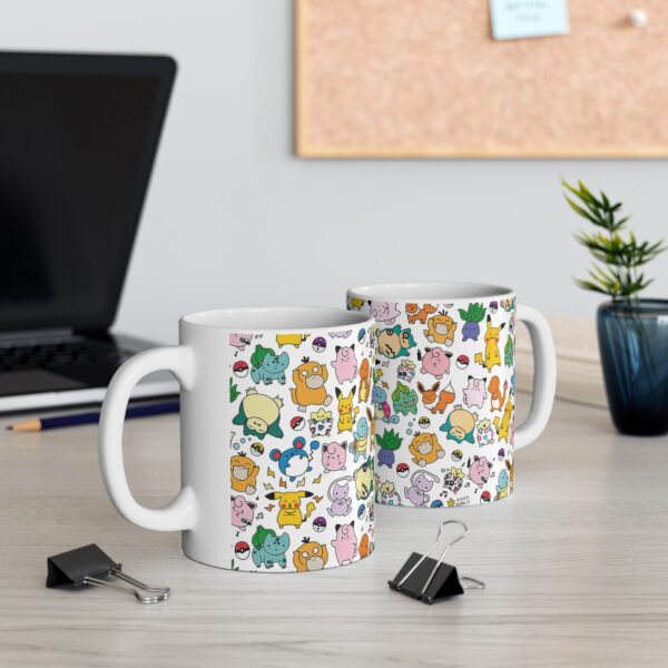 Taza Pokémon Kawaii – Pikachu, Eevee, Snorlax y más