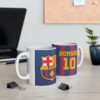 Taza personalizada FC Barcelona – con Nombre y Número