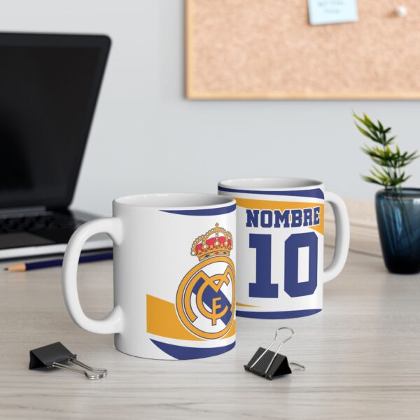 Taza personalizada Real Madrid - con Nombre y Número