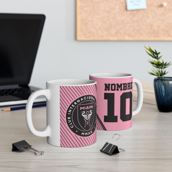 Taza Personalizada Inter Miami – con Nombre y Número