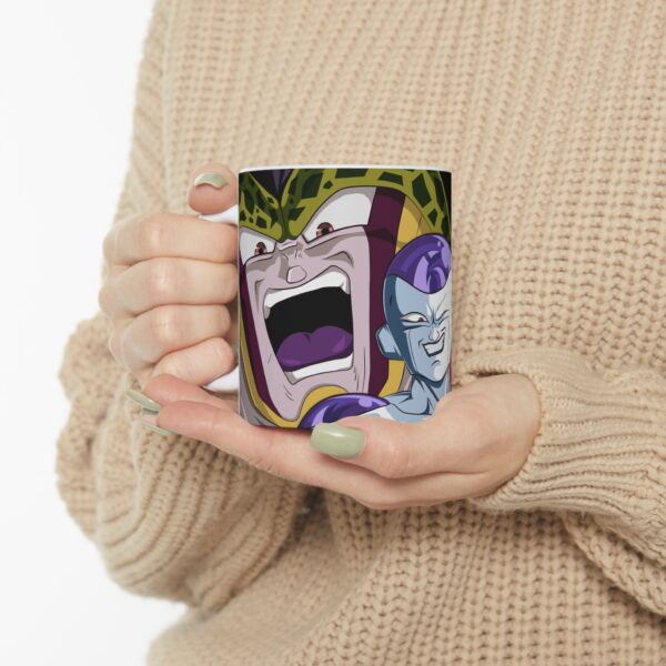 Taza Villanos Dragon Ball – Cell, Freezer y Majin Boo