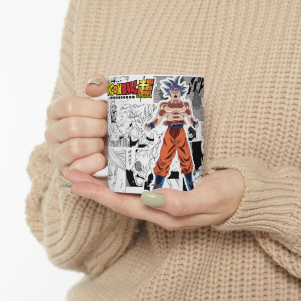 Taza Goku Ultra Instinto – Estilo manga japonés