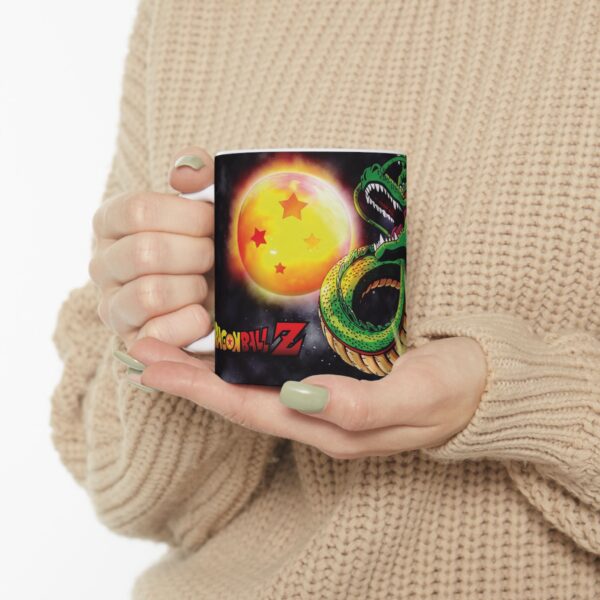Taza Goku Super Saiyajin – Esfera 4 estrellas y Shenlong