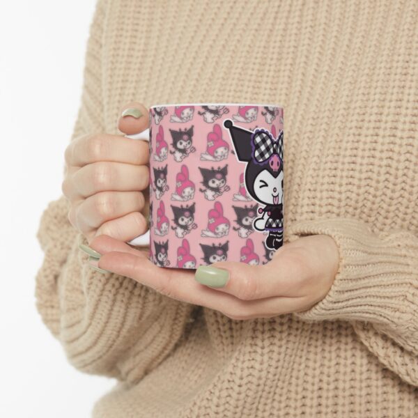 Taza Kuromi Kawaii – Adorable y rebelde en cerámica