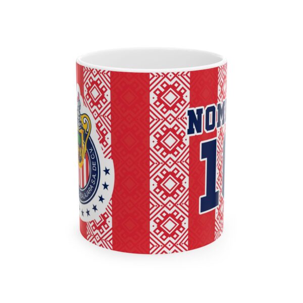 Taza personalizada Chivas – con Nombre y Número
