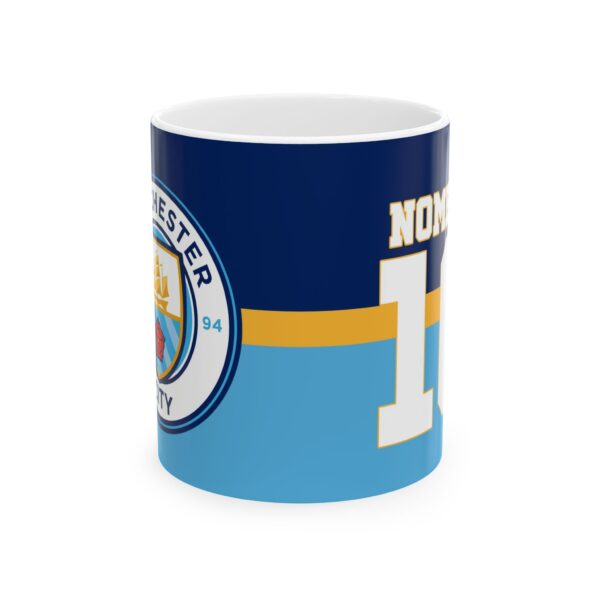 Taza Personalizada Manchester City - con Nombre y Número