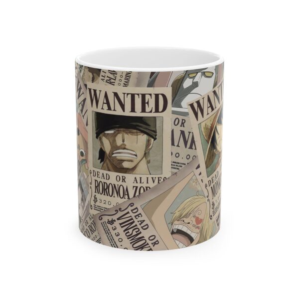 Taza One Piece Wanted – Recompensa de los Mugiwara