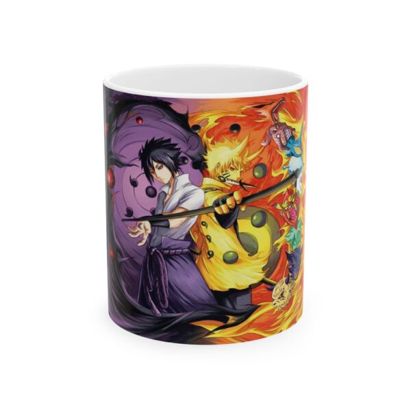 Taza Naruto vs Sasuke – Batalla final 9 Bestias con Cola