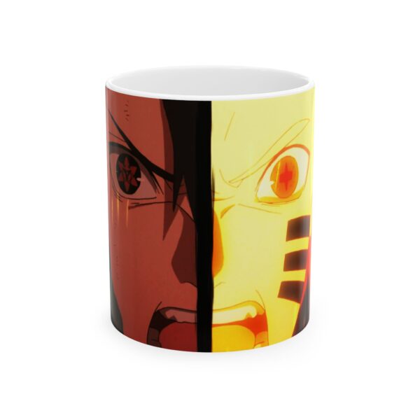 Taza Naruto y Sasuke – Sharingan y Modo Kurama