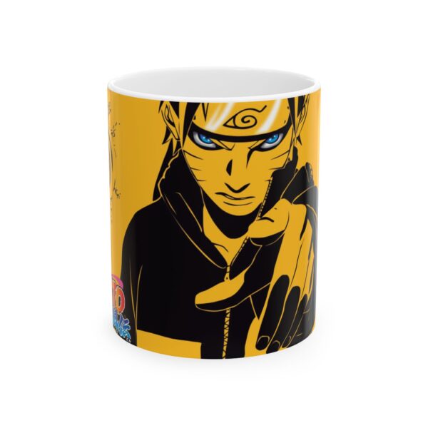 Taza Naruto amarilla – Diseño minimalista anime