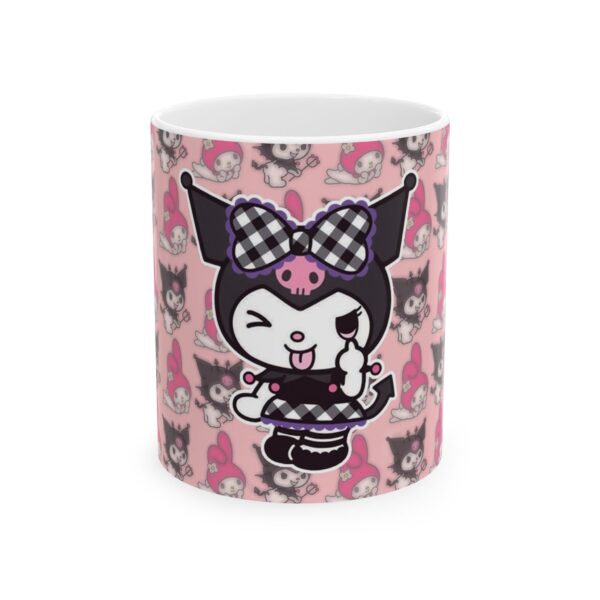 Taza Kuromi Kawaii – Adorable y rebelde en cerámica