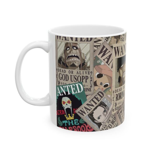 Taza One Piece Wanted – Recompensa de los Mugiwara