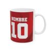 Taza personalizada Club Toluca – con Nombre y Número