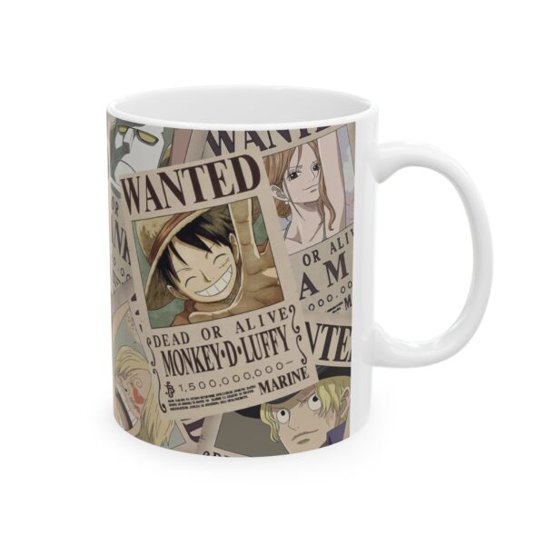 Taza One Piece Wanted – Recompensa de los Mugiwara