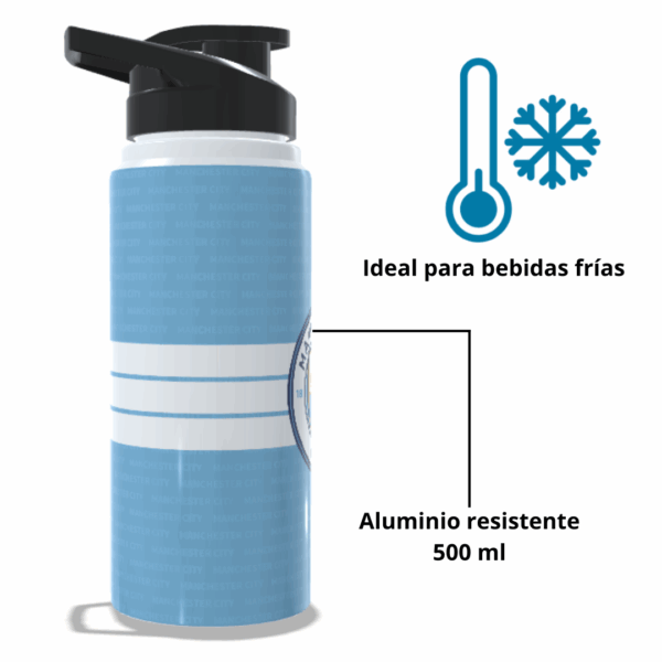 Termo Manchester City sublimado | Aluminio 500ml