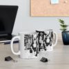 Taza Tokyo Revengers – pandilla Toman en blanco y negro