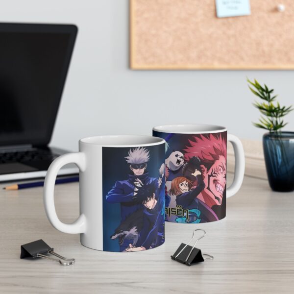 Taza Hechiceros Jujutsu – Batalla oscura con Yuji y compañía