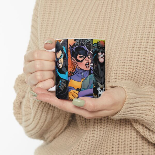 Taza Batman Rebirth – Con Robin, Nightwing, Batwoman y Batgi