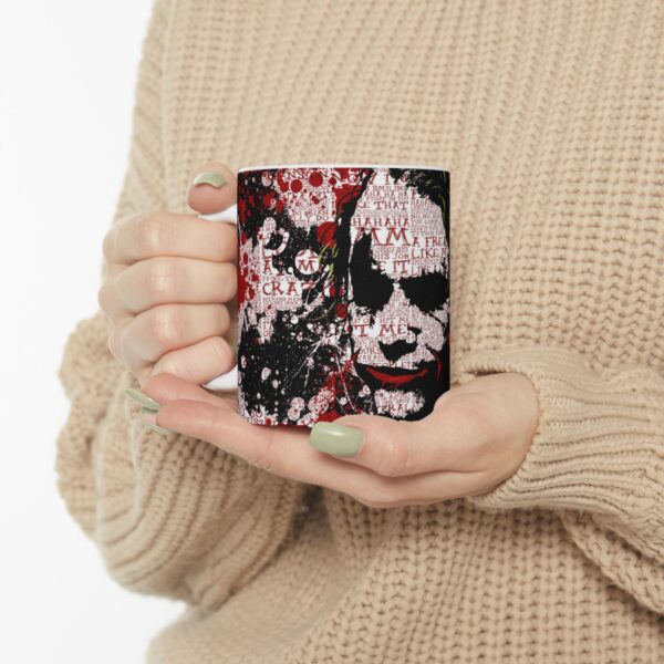 Taza Joker Ledger – Diseño caótico con frases icónicas