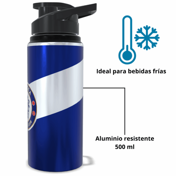Termo Chelsea sublimado personalizado | Aluminio 500ml