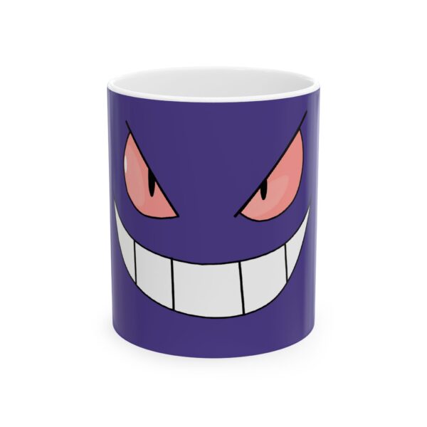 Taza Gengar minimalista – Pokémon oscuro y genial
